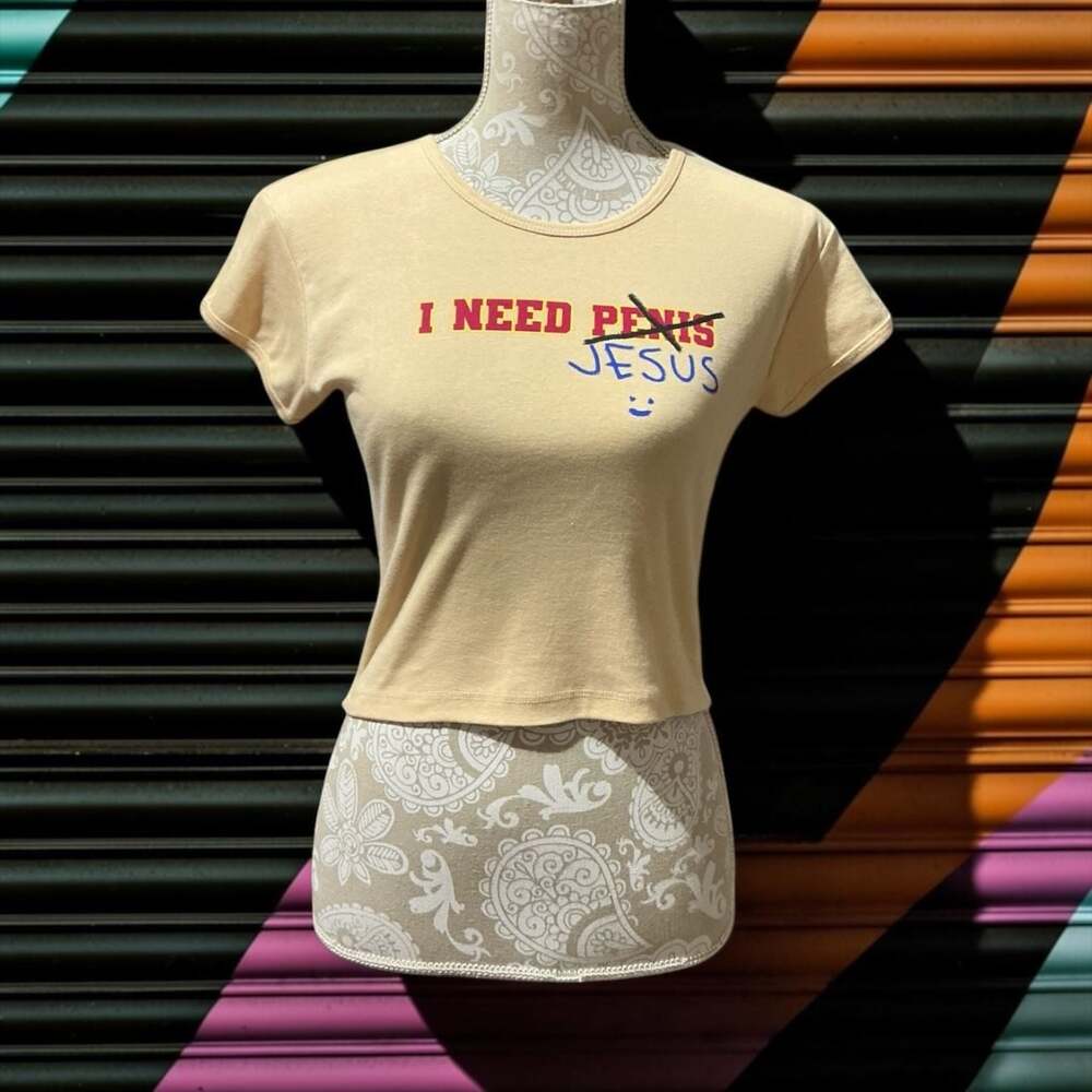 Doja Cat Scarlet Tour USA I Need Jesus Official Merchandise Crop Top